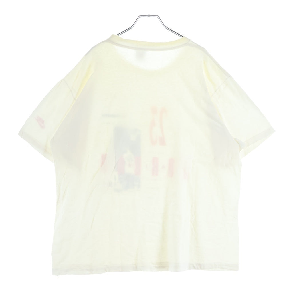 NIKE(ナイキ) 90S VINTAGE 1990 JORDAN PRINT T-SHIRT ヴィンテージ 銀タグ マイケルジョーダン MVP旋盤 クルーネック半袖Tシャツカットソー ホワイト