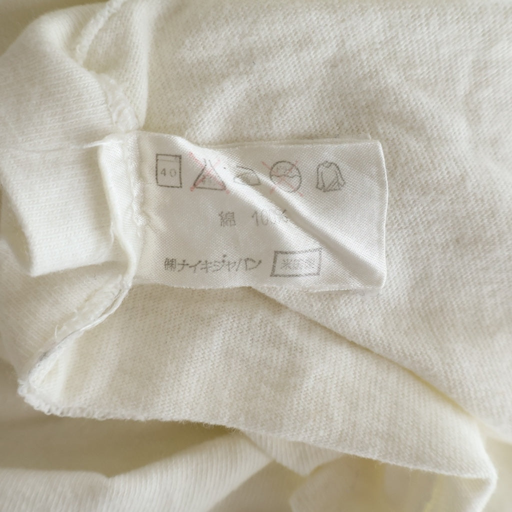 NIKE(ナイキ) 90S VINTAGE 1990 JORDAN PRINT T-SHIRT ヴィンテージ 銀タグ マイケルジョーダン MVP旋盤 クルーネック半袖Tシャツカットソー ホワイト