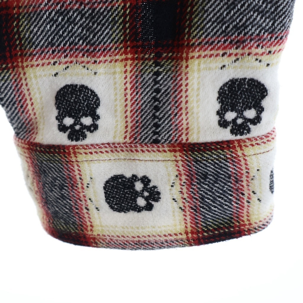SUPREME(シュプリーム) 25AW × Number (N)ine Hooded Flannel Shirt ナンバーナイン フーデット フランネル 長袖チェックシャツ マルチカラー
