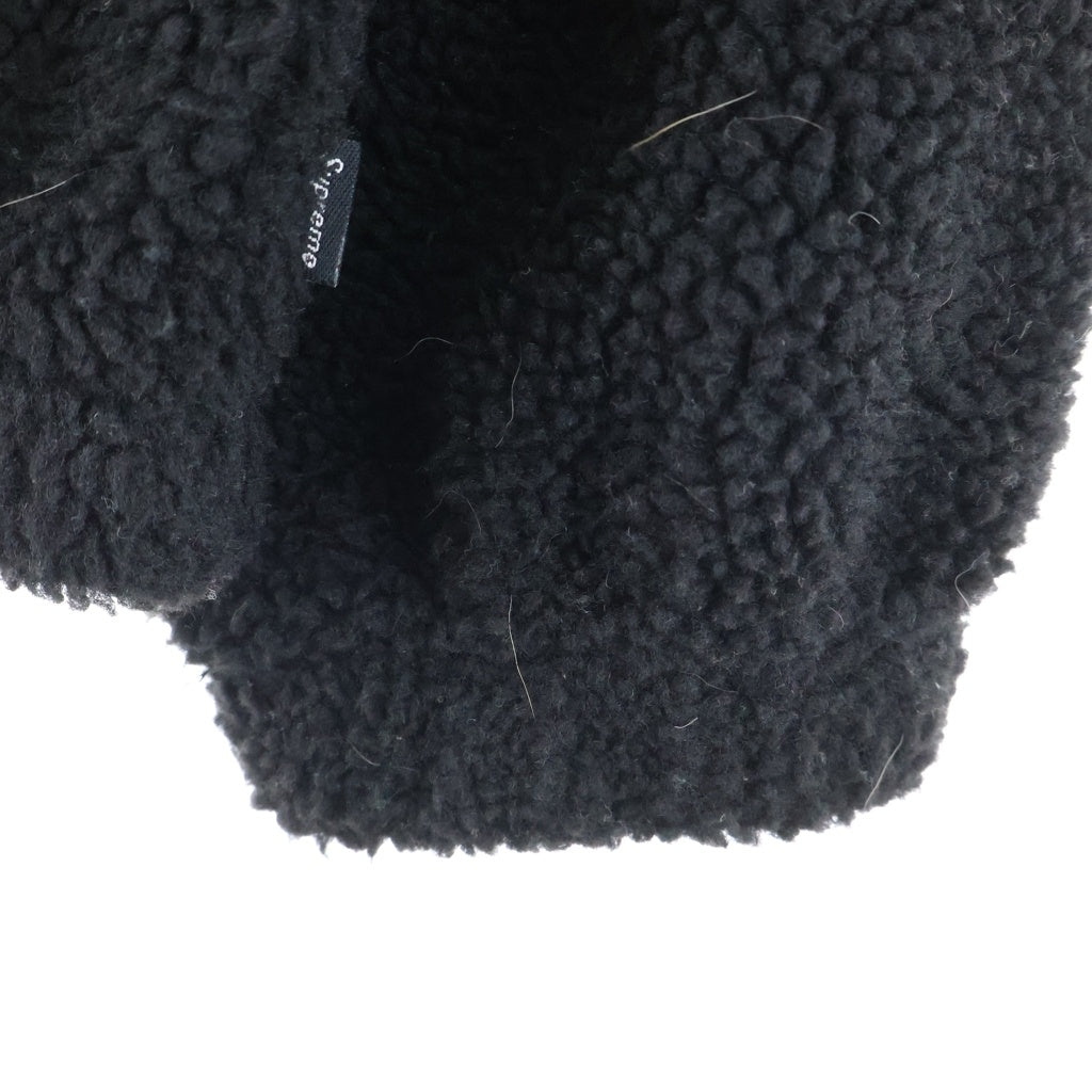 SUPREME(シュプリーム) 23AW Arc Half Zip Fleece Pullover アーク ハーフ ジップ ボアフリース プルオーバー ジャケット ブラック