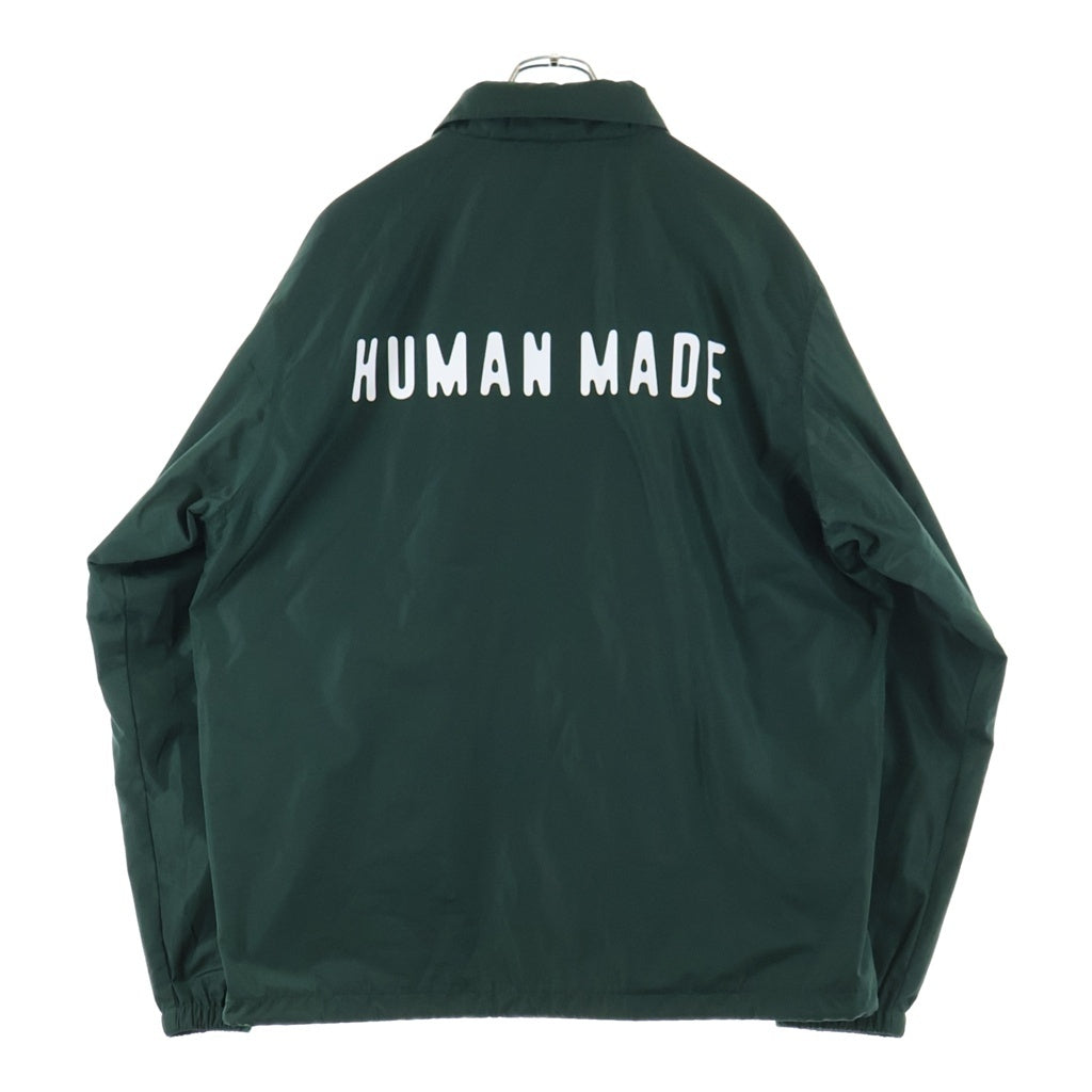 HUMAN MADE(ヒューマンメイド) 25AW Coach Jacket ワンポイントロゴプリント コーチジャケット グリーン HM30JK039