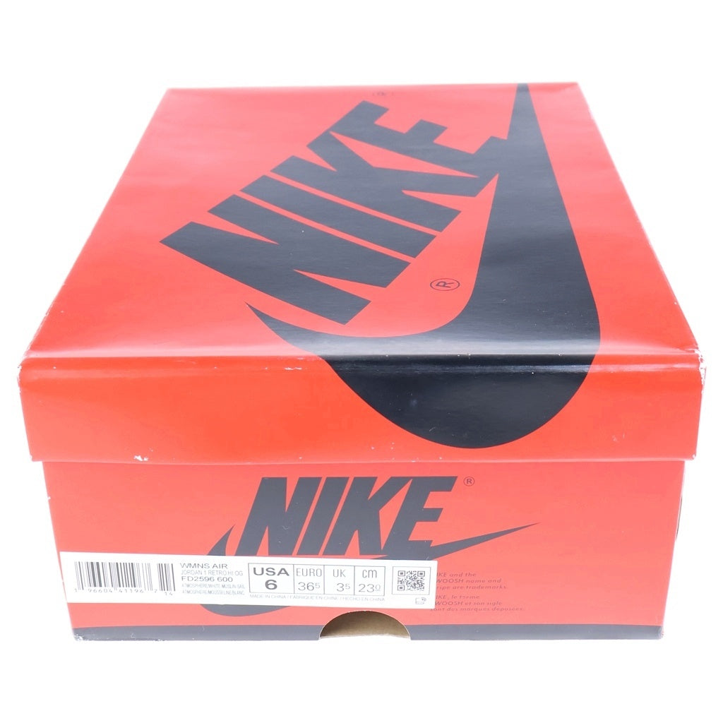 NIKE(ナイキ) WMNS AIR JORDAN RETRO HIGH OG Washed Pink ウィメンズ エア ジョーダン 1 レトロ ウォッシュド ピンク ハイカットスニーカー US6/23cm FD2596-600 レディース