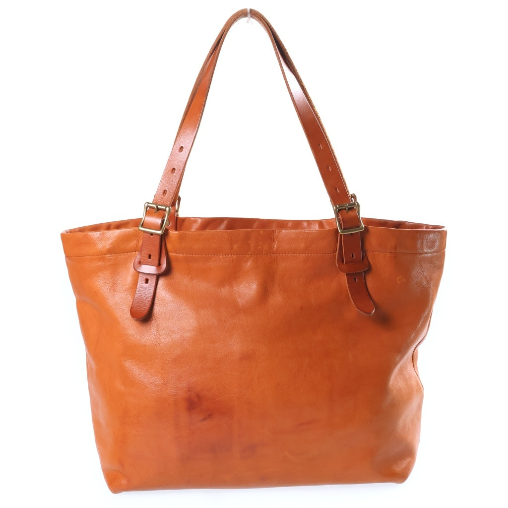 SLOWSLOW(スロウ) LEATHER TOTE BAG レザートートバッグ ブラウン レディース