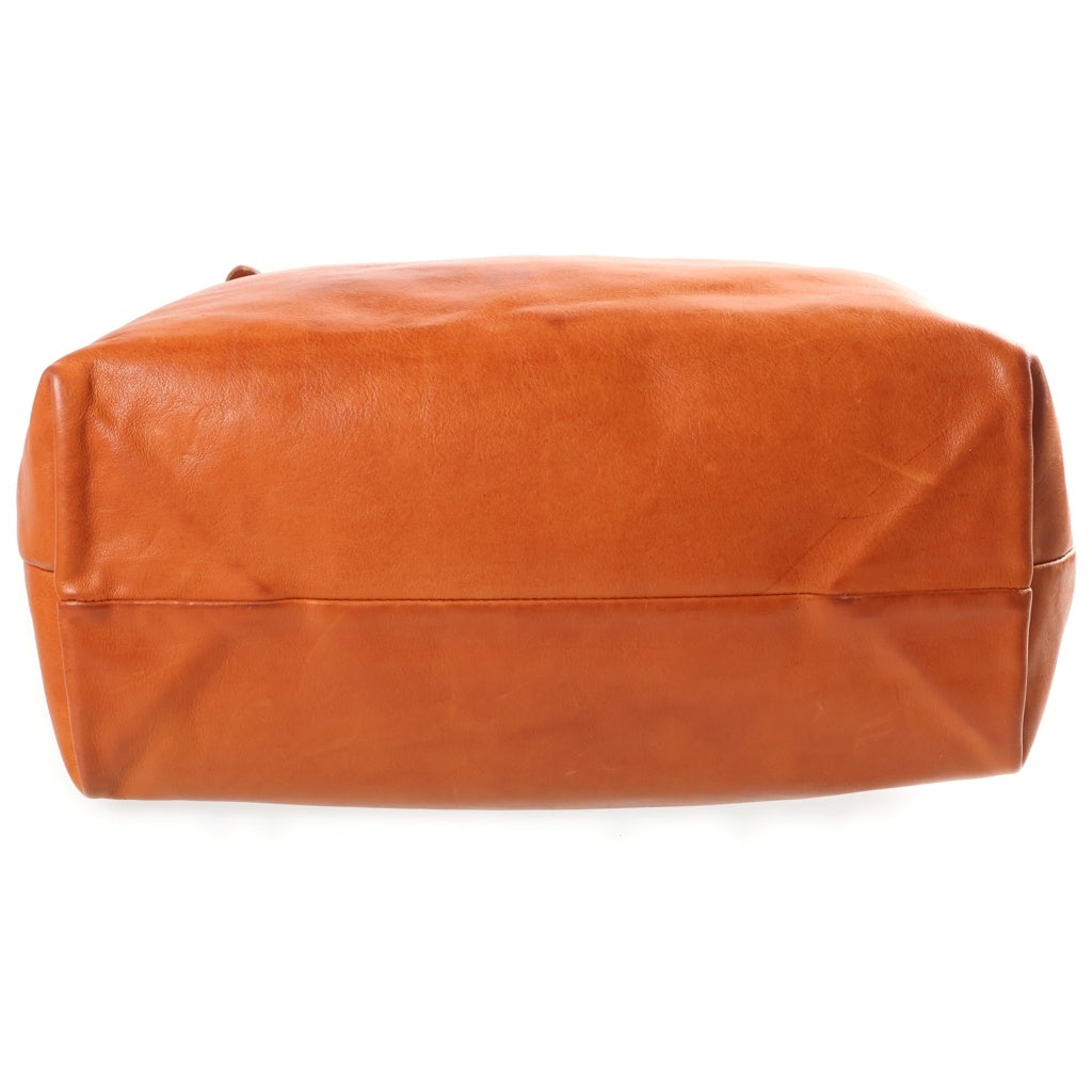 SLOWSLOW(スロウ) LEATHER TOTE BAG レザートートバッグ ブラウン レディース