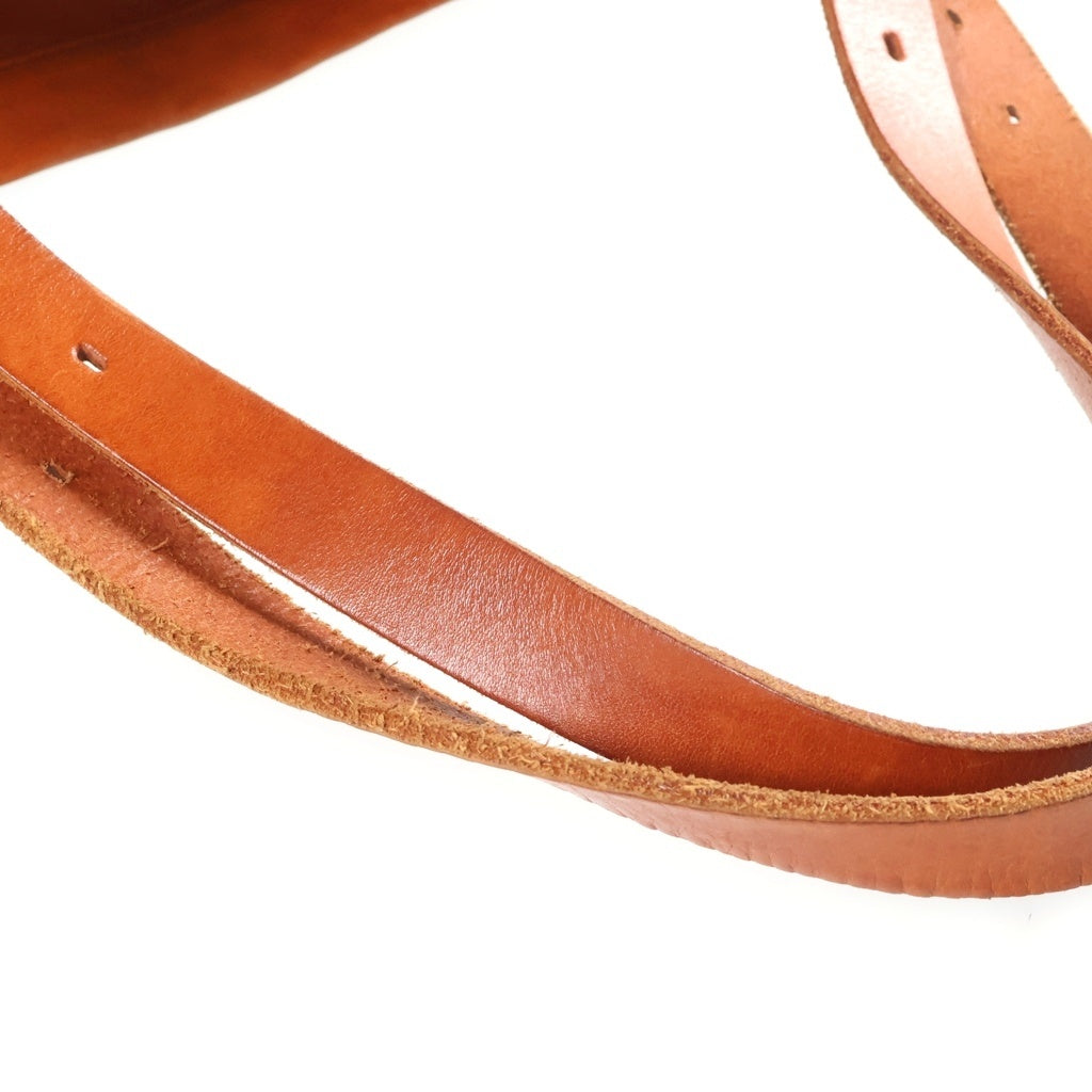 SLOWSLOW(スロウ) LEATHER TOTE BAG レザートートバッグ ブラウン レディース
