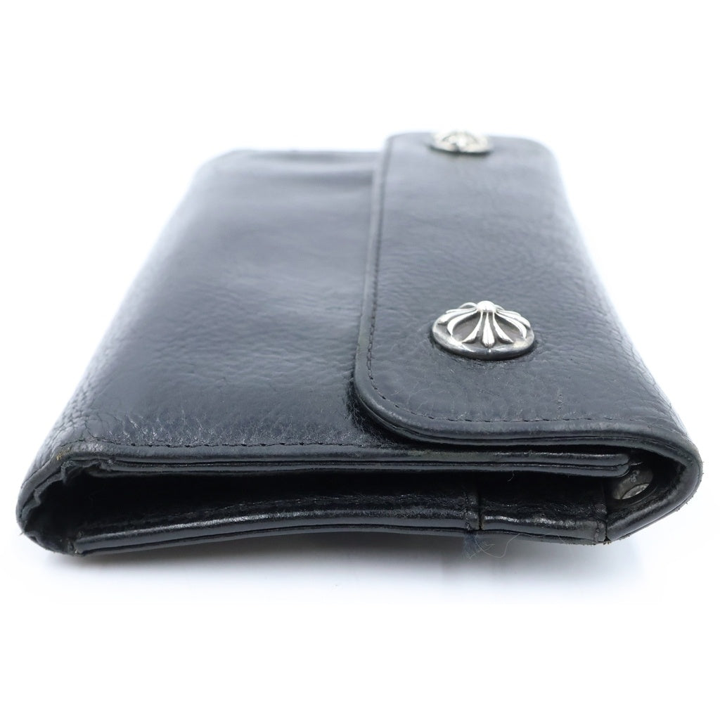 CHROME HEARTS(クロムハーツ) WAVE ウェーブ レザーウォレット 財布 ブラック
