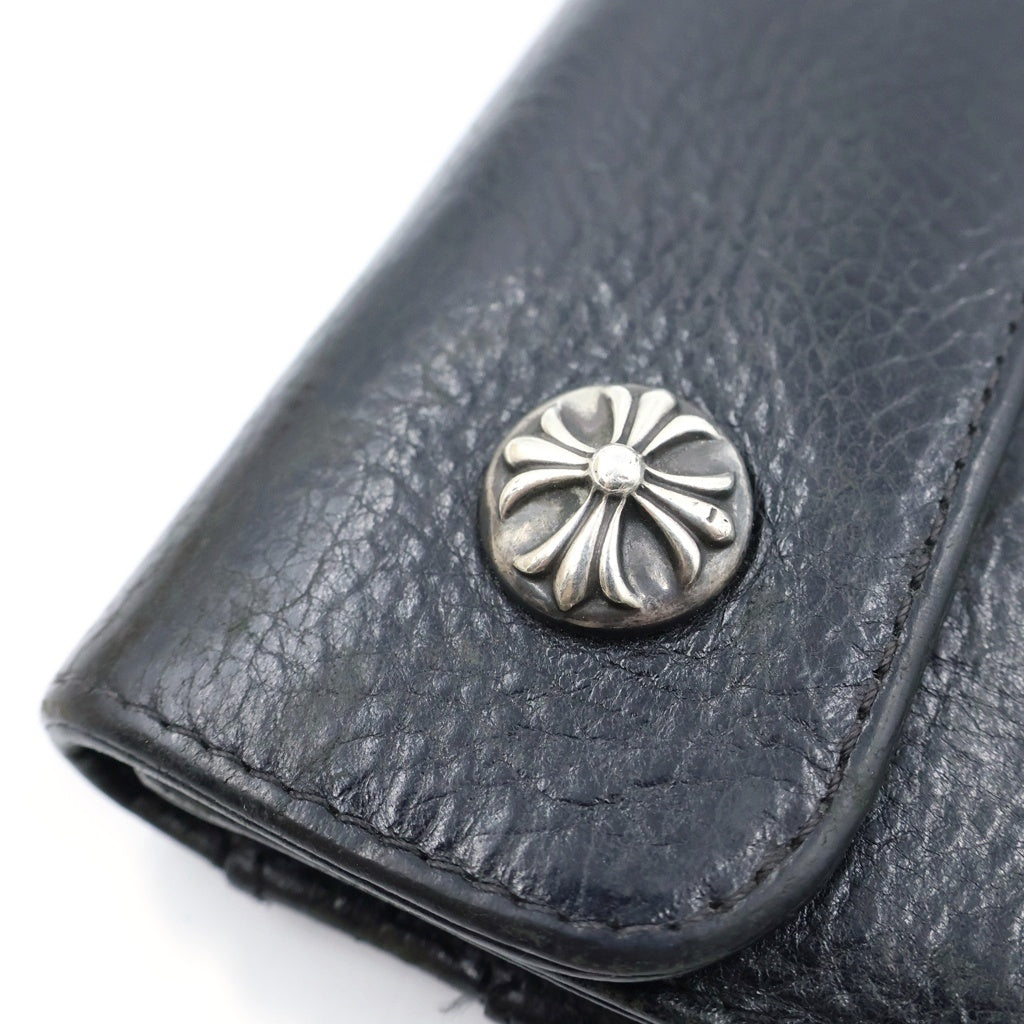 CHROME HEARTS(クロムハーツ) WAVE ウェーブ レザーウォレット 財布 ブラック