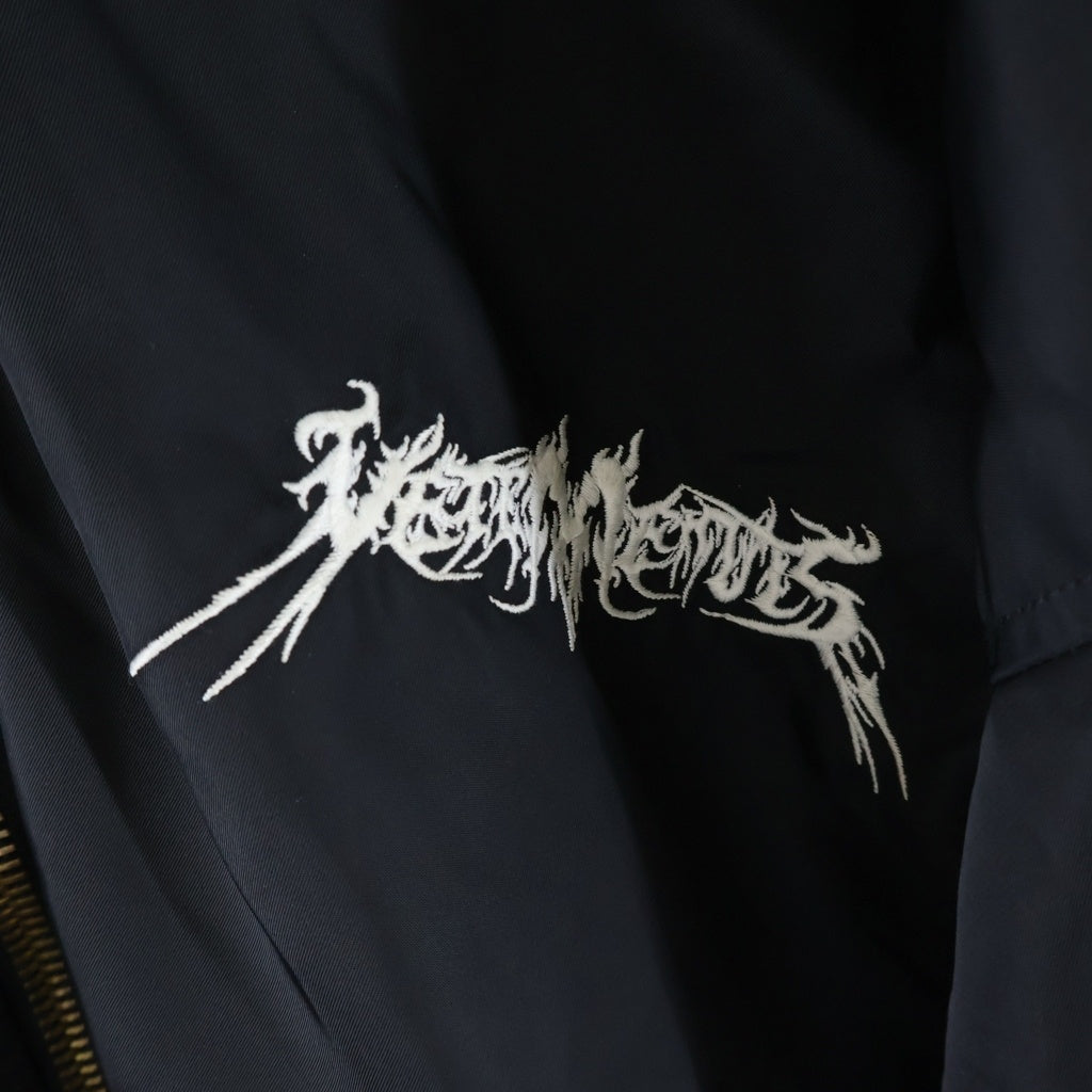 VETEMENTS(ヴェトモン) 16AW Total Fucking Darkness Bomber jacket トータルファッキンダークネス ボンバージャケット ブラック MH17JA12