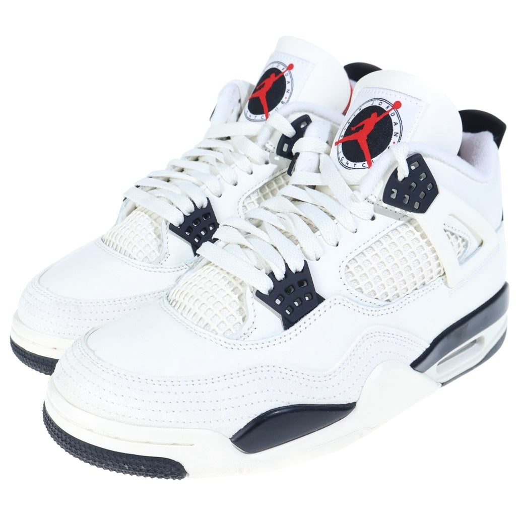 NIKE(ナイキ) AIR JORDAN 4 RETRO OG FC FLIGHT CLUB エアジョーダン4 フライトクラブ ハイカットスニーカー ローカットシューズ ホワイト US8.5/26.5cm IM4002-100