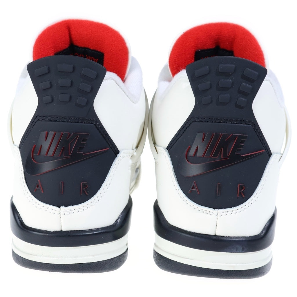 NIKE(ナイキ) AIR JORDAN 4 RETRO OG FC FLIGHT CLUB エアジョーダン4 フライトクラブ ハイカットスニーカー ローカットシューズ ホワイト US8.5/26.5cm IM4002-100
