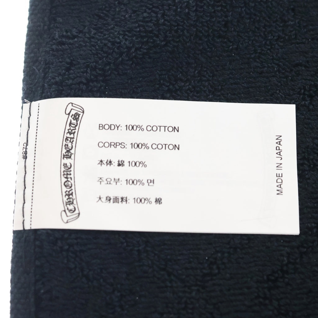 CHROME HEARTS(クロムハーツ) FACE MATH PLUS CHプラス 総柄 クロスフェイスタオル ブラック