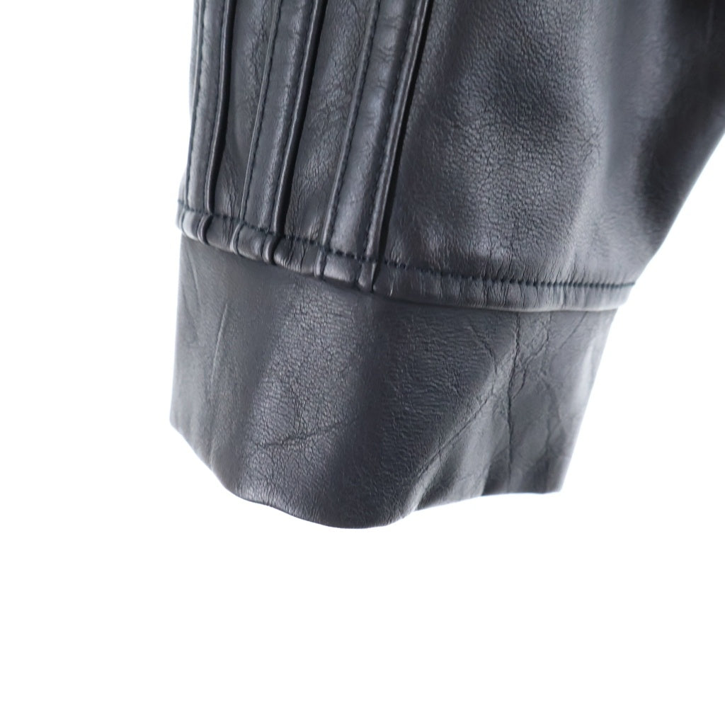 adidas(アディダス) W PLEATHER TT ファイヤーバード フェイクレザー プレザー ジャケット ブラック レディース JW7291