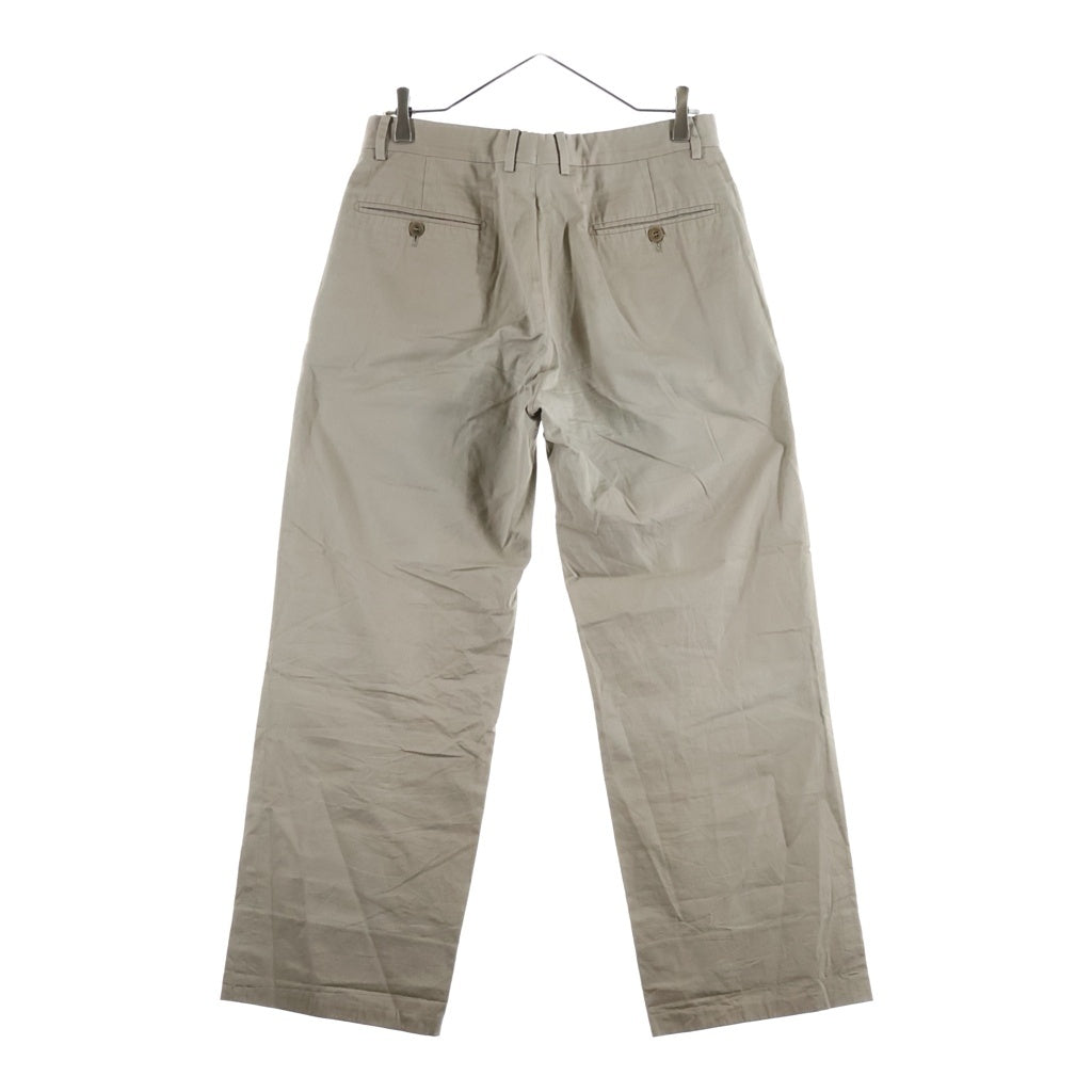 HERMES(エルメス) Cotton Wide Work Pants コットンワイドワークパンツ チノパン ベージュ 06502