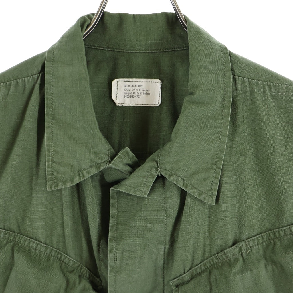 MILITARY(ミリタリー) 70S VINTAGE 5th Jungle Fatigue Jacket ヴィンテージ ジャングル ファティーグ ジャケット リップストップ カーキ 8405-935-4704