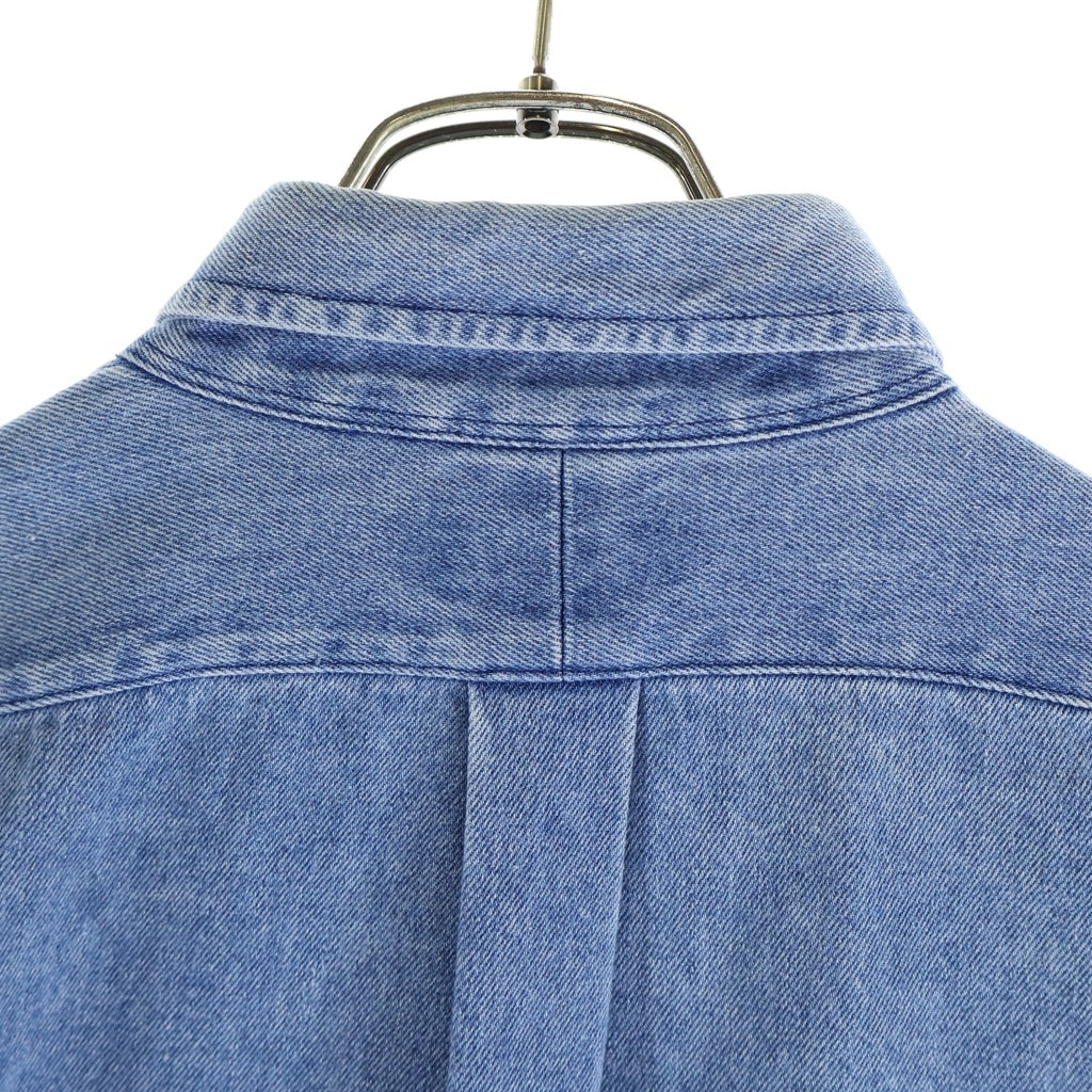 POLO RALPH LAUREN(ポロラルフローレン) 90S VINTAGE Polo Bear Denim BD Shirt ヴィンテージ ポロ ベア 長袖デニムシャツ インディゴ
