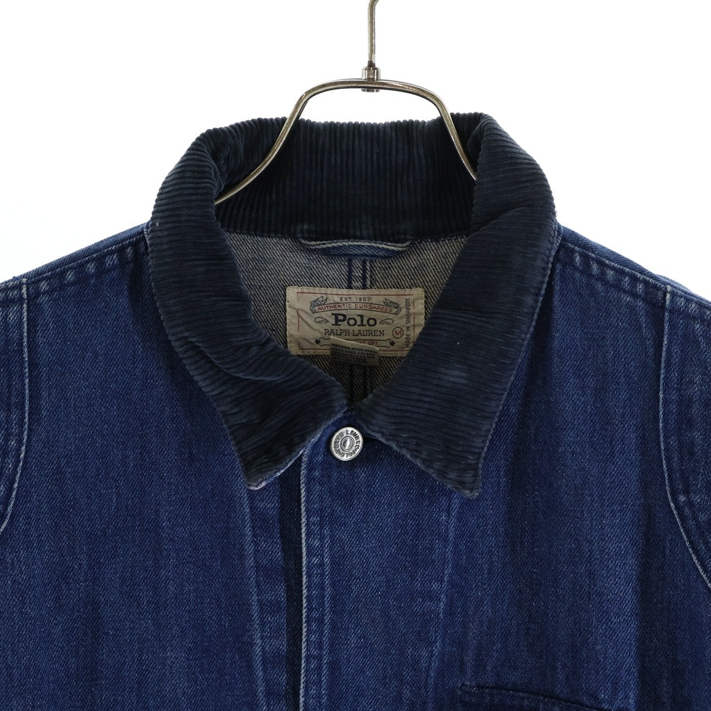 POLO RALPH LAUREN(ポロラルフローレン) 80S-90S VINTAGE DENIM HUNTING JACKET ヴィンテージ デニムハンティングジャケット インディゴ