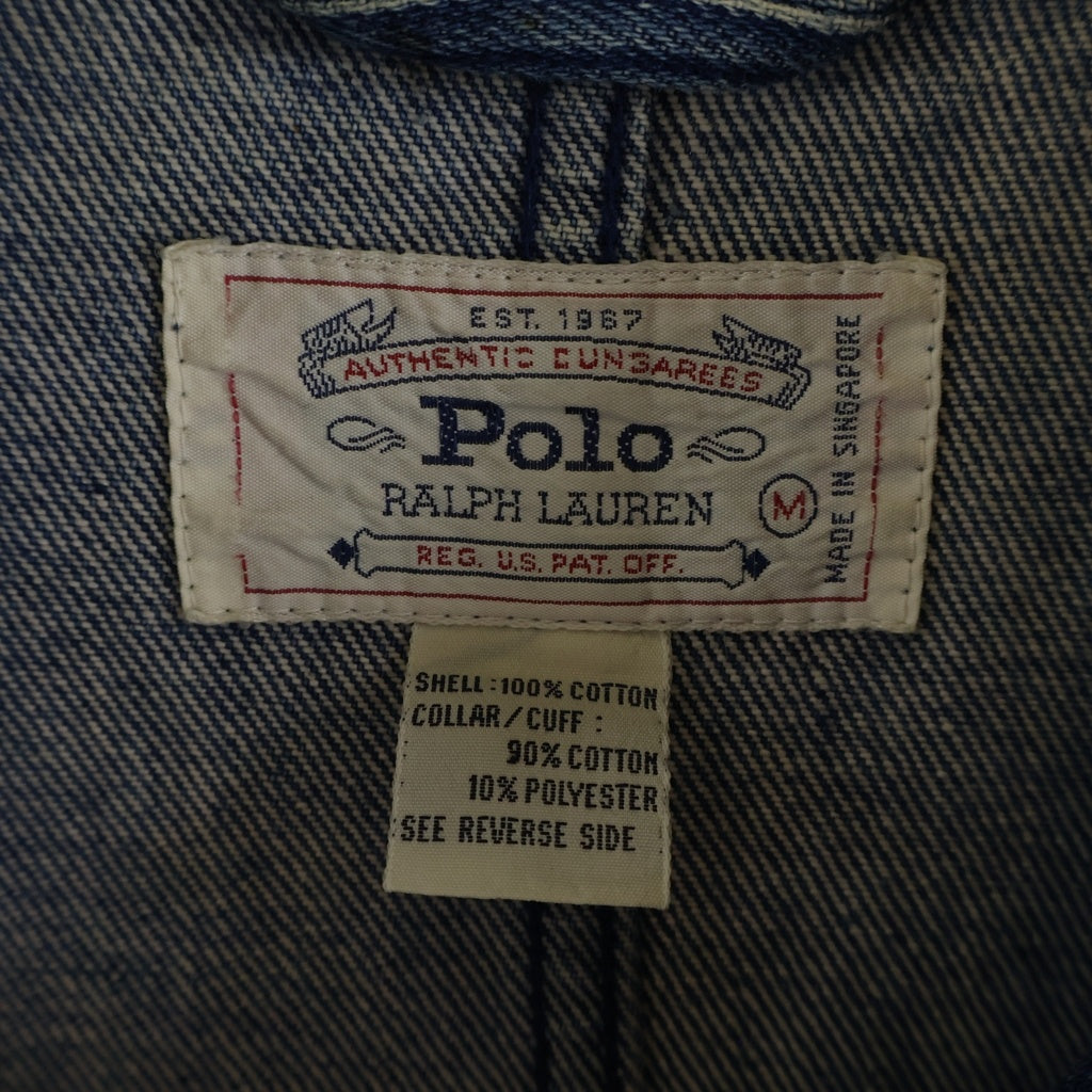 POLO RALPH LAUREN(ポロラルフローレン) 80S-90S VINTAGE DENIM HUNTING JACKET ヴィンテージ デニムハンティングジャケット インディゴ