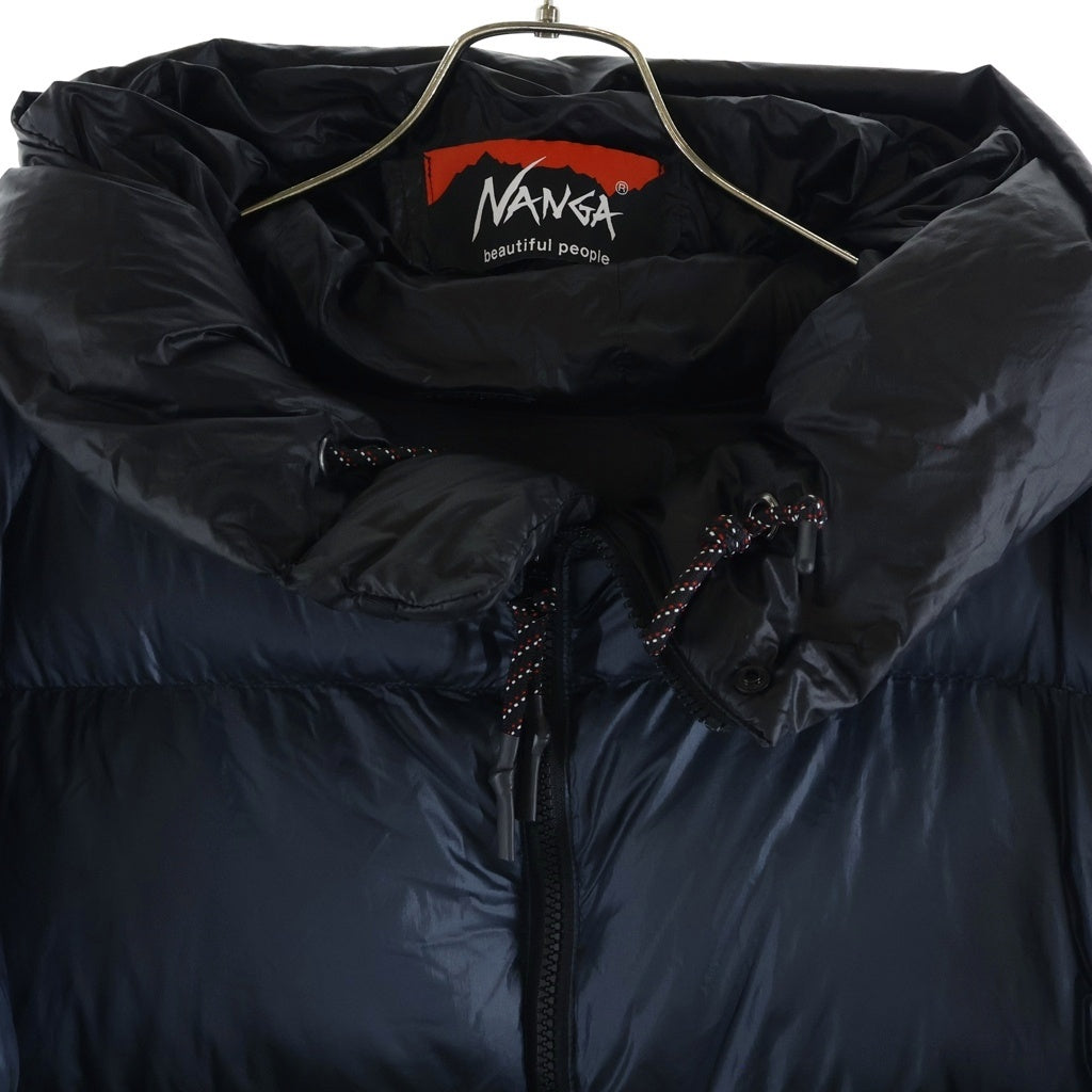 NANGA(ナンガ) 24AW ×Beautiful People Down Coat ビューティフル ピープル リバーシブル ダウンコート ジャケット ネイビー/ブラック