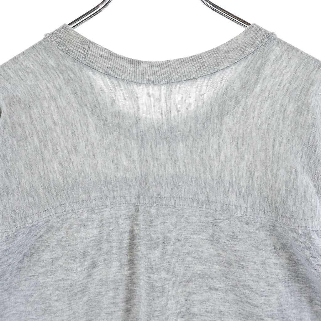 NIKE(ナイキ) 70S オレンジタグ 袖ナイキロゴプリント クルーネック半袖Tシャツカットソー グレー