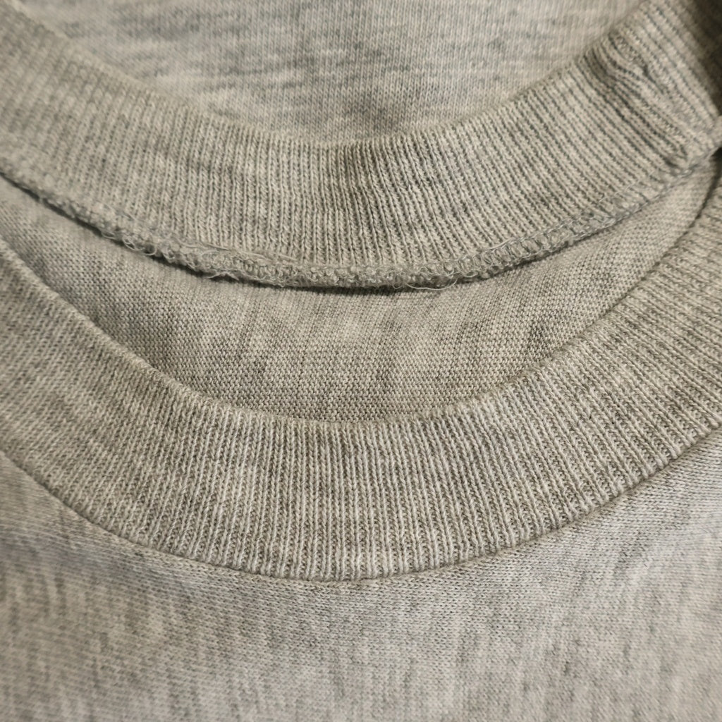 NIKE(ナイキ) 70S オレンジタグ 袖ナイキロゴプリント クルーネック半袖Tシャツカットソー グレー