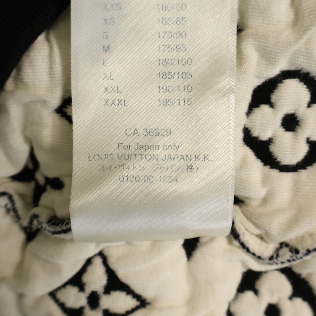 LOUIS VUITTON(ルイヴィトン) 20SS フルモノグラムジャカードクルーネックスウェットトレーナー ブラック RM201Q TCJ HIY53W