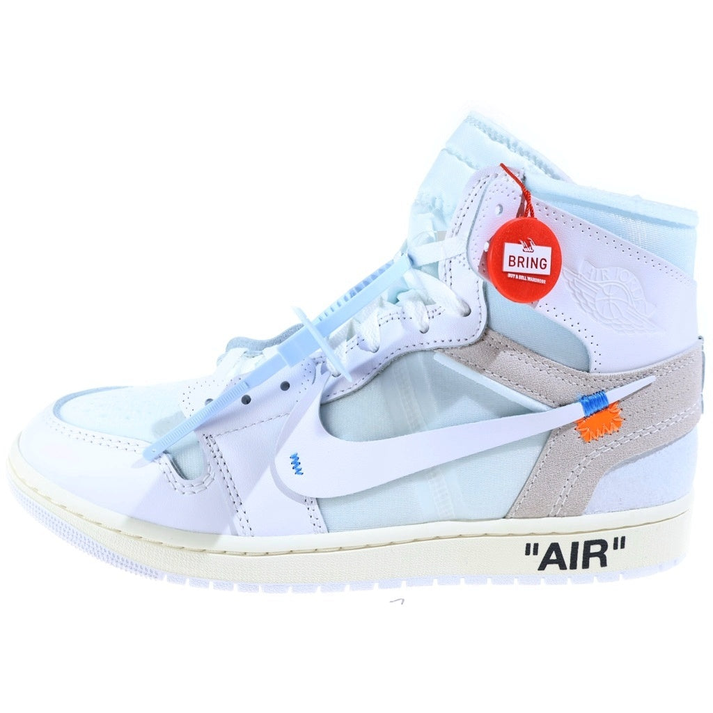 NIKE(ナイキ) ×V.A.A AIR JORDAN 1 RETRO HIGH OG ALASKA AA3834-100 エアジョーダン1 ヴァージルアブローアーカイブ アラスカ ハイカットスニーカー ホワイト US10.5/28.5cm