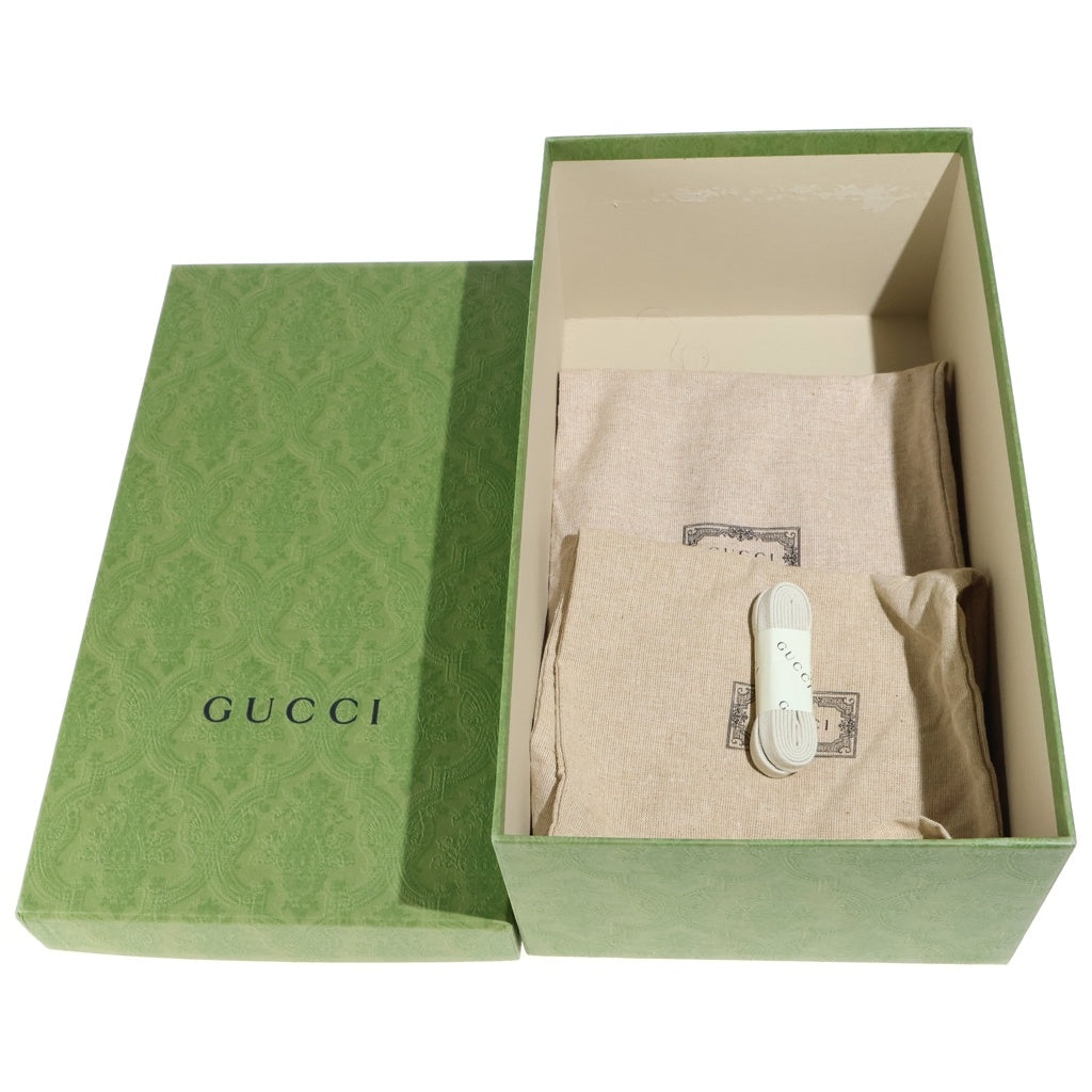 GUCCI(グッチ) スクリーナー GGキャンバス ウィメンズ レザー ローカットスニーカー ベージュ 570443