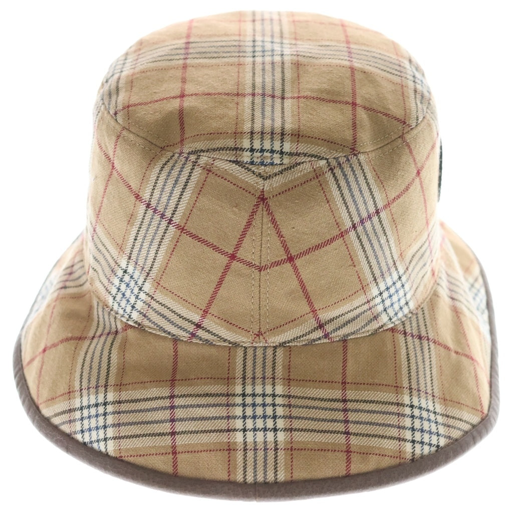 GUCCI(グッチ) GGスプリーム チェック柄 リバーシブル バケットハット 帽子 700851 4HAOT レディース
