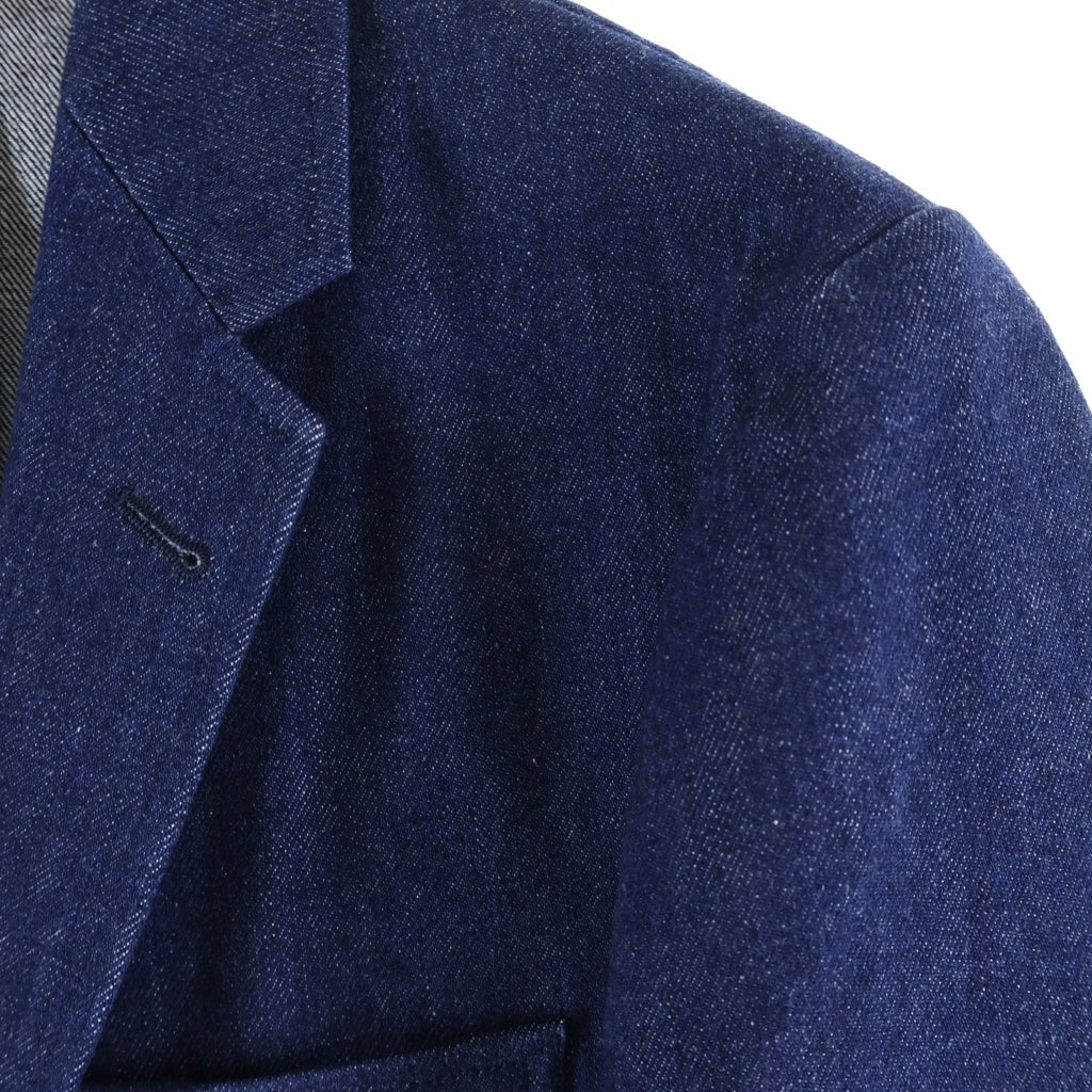 THOM BROWNE(トムブラウン) 21SS クラシック アンコンストラクテッド コットンジャケット インディゴ MJU527A-03028415