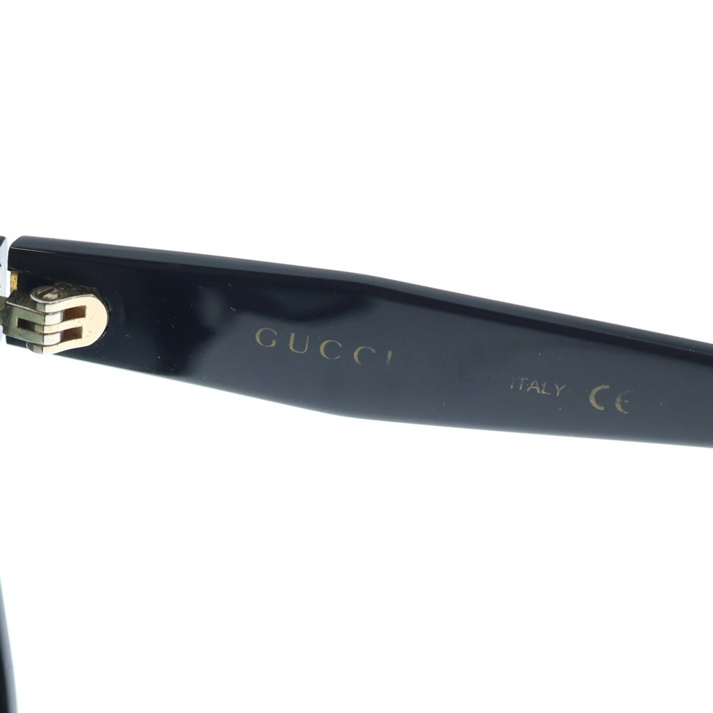 GUCCI(グッチ) GGモチーフ スクエアフレーム アイウェア サングラス ブラック GG0800SA