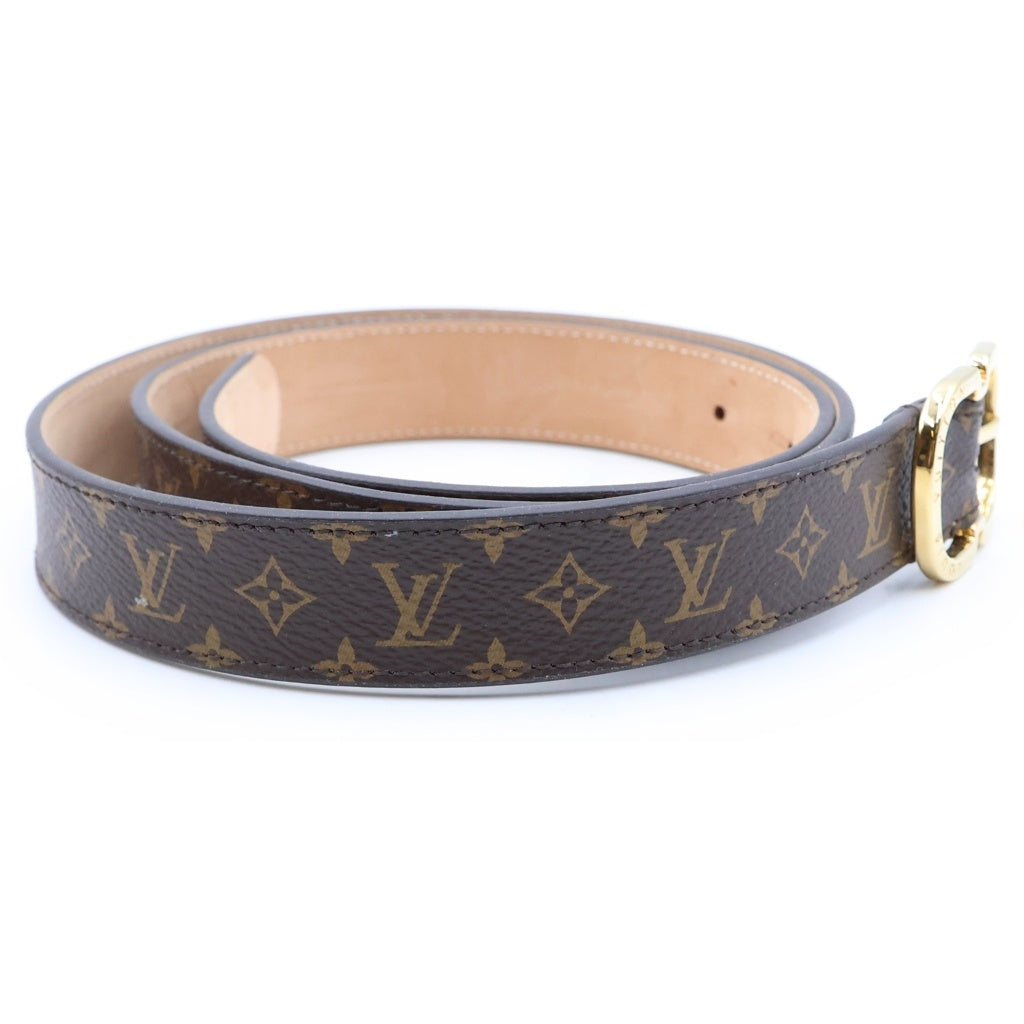 LOUIS VUITTON(ルイヴィトン) モノグラム・ミニ ベルト サンチュール ミニ25MM ブラウン/ゴールド M9584 レディース