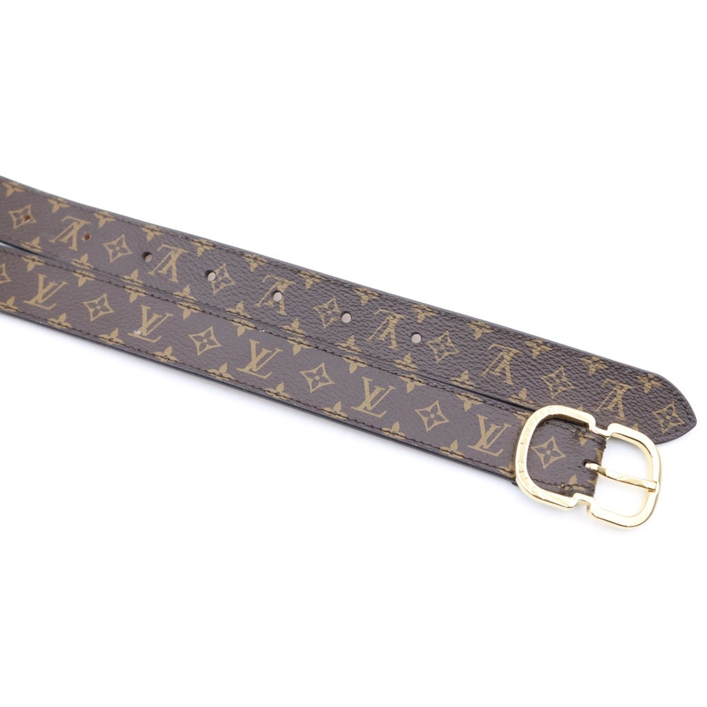 LOUIS VUITTON(ルイヴィトン) モノグラム・ミニ ベルト サンチュール ミニ25MM ブラウン/ゴールド M9584 レディース