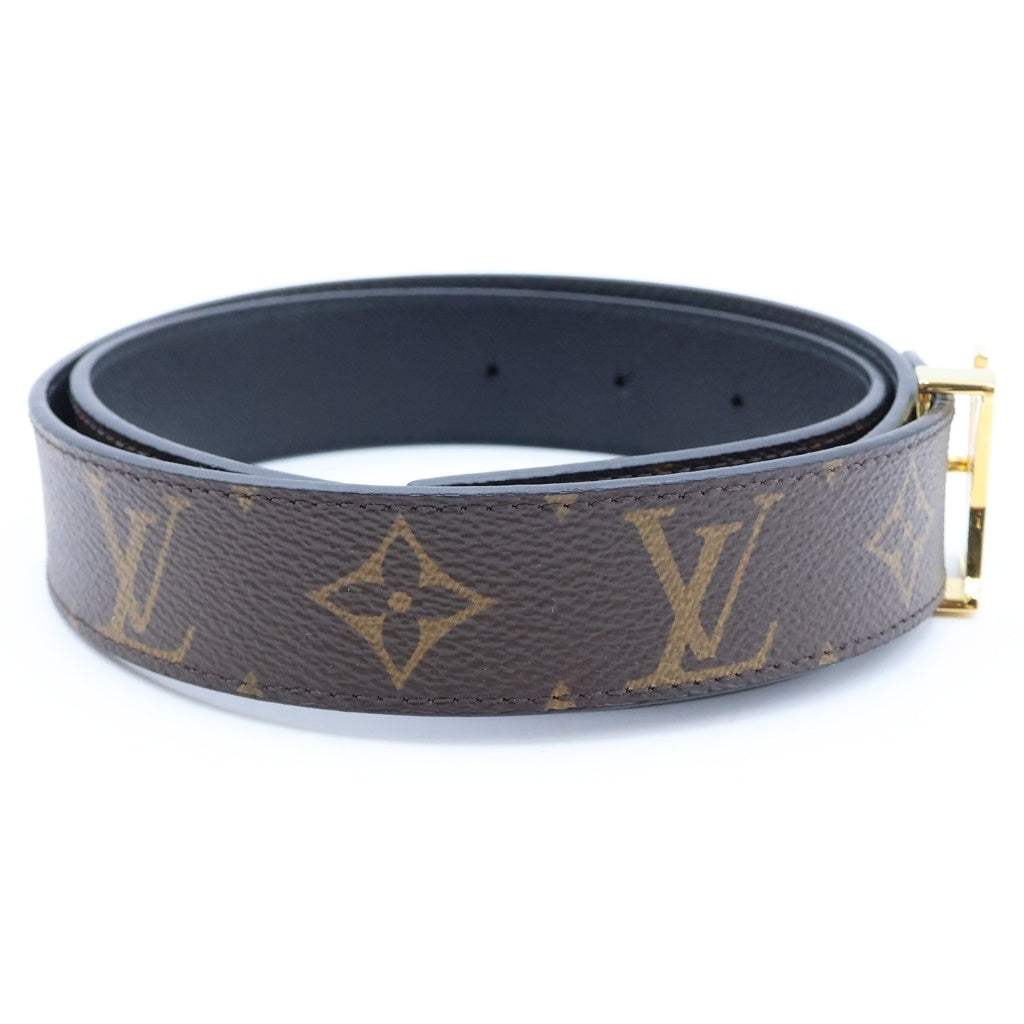 LOUIS VUITTON(ルイヴィトン) サンチュール・LVイニシャル リバーシブル ベルト ブラック/ブラウン M9453 レディース