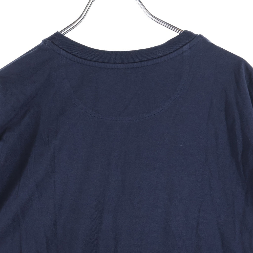 VALENTINO(ヴァレンティノ) 22SS VLTN LOGO T-SHIRT 1V3MG10V8RB VLTNロゴ刺繍 クルーネック半袖Tシャツカットソー ネイビー
