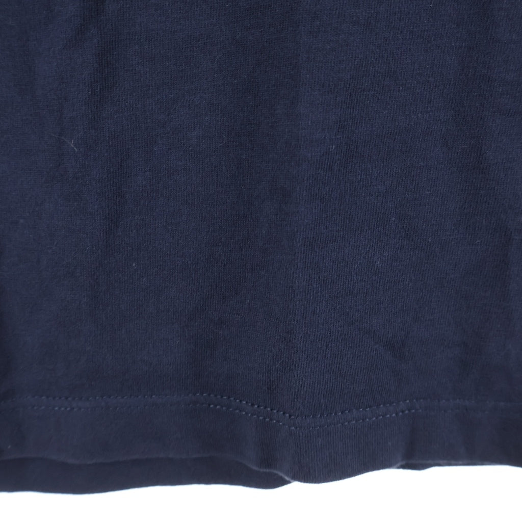 VALENTINO(ヴァレンティノ) 22SS VLTN LOGO T-SHIRT 1V3MG10V8RB VLTNロゴ刺繍 クルーネック半袖Tシャツカットソー ネイビー