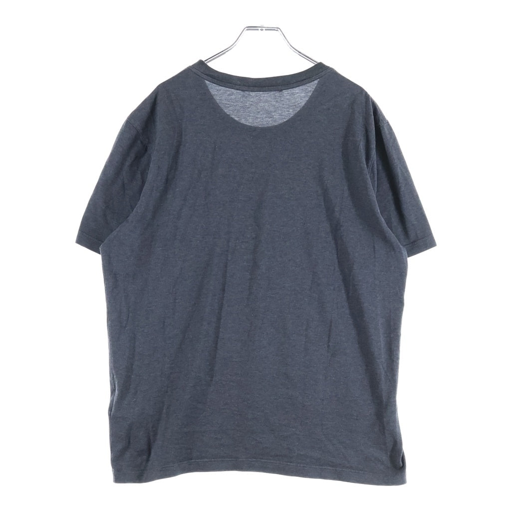 LOUIS VUITTON(ルイヴィトン) 19AW CLASSIC T-SHIRT RM192Q JC8 HAY50W LV サークル ロゴ 刺繍 クルーネック半袖Tシャツカットソー グレー