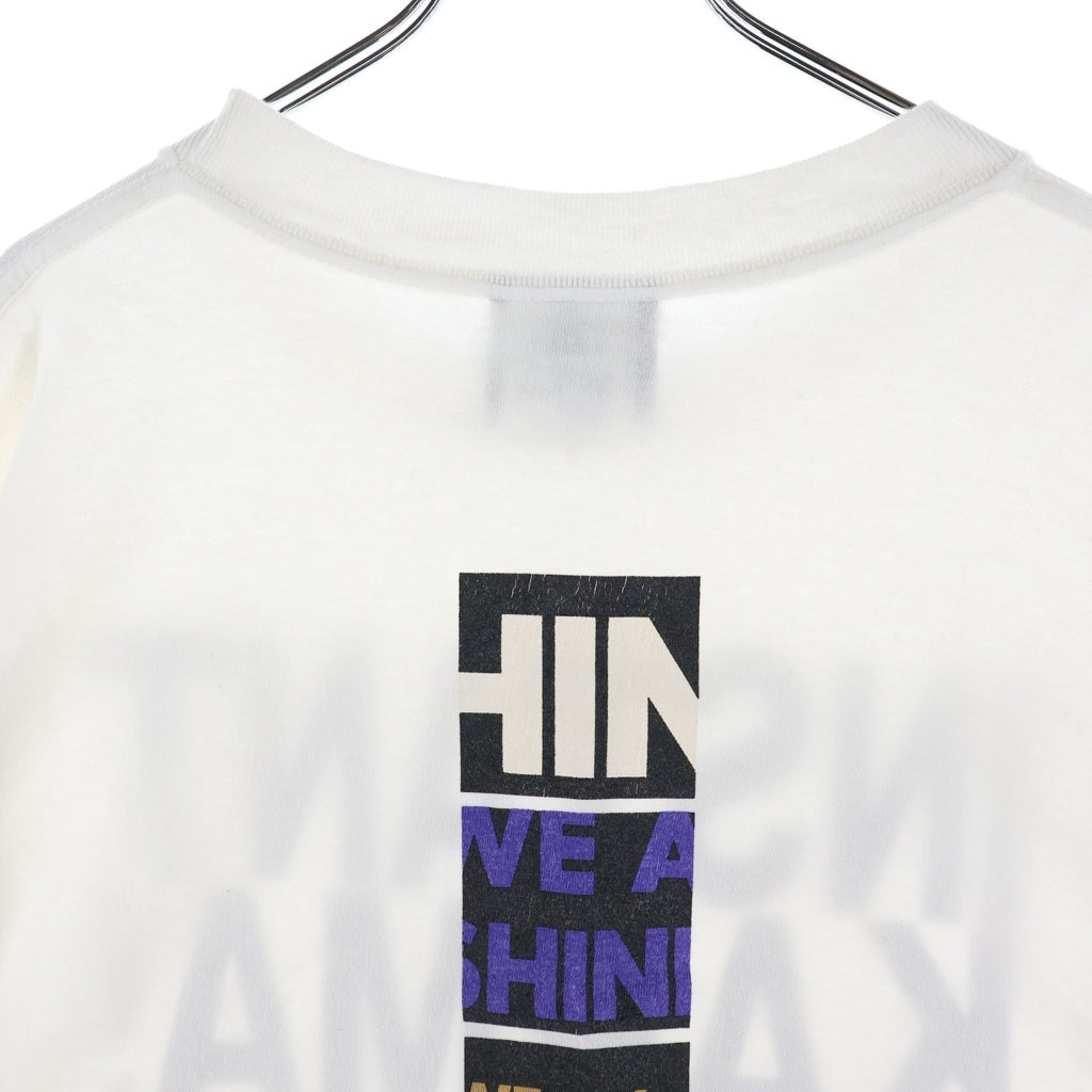 SAINT MICHAEL(セントマイケル) 26SS T-SHIRT/INSTANT KAEMA ジョンレノン クルーネック半袖Tシャツカットソー ホワイト SM-MK8-0000-C26