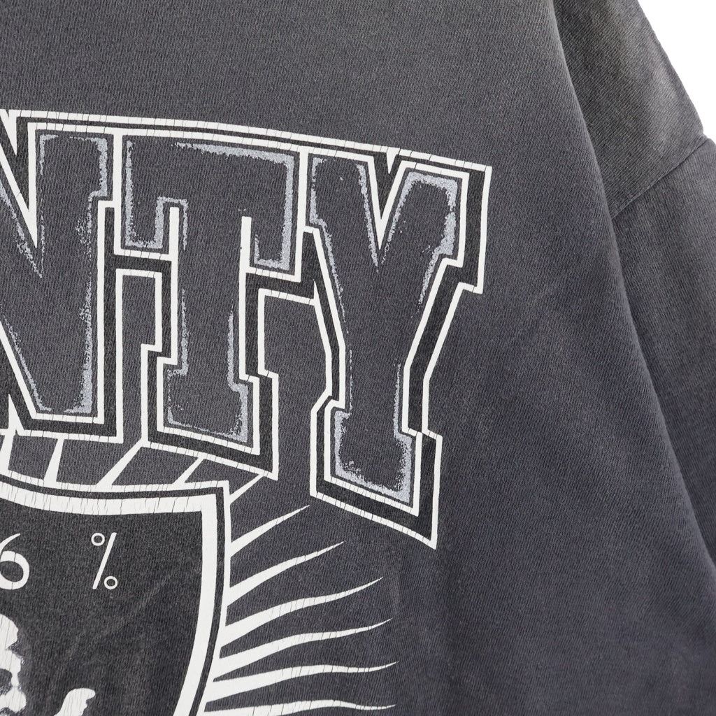SAINT MICHAEL(セントマイケル) 26SS ×BOUNTY SAINTY HUNTER SS T-SHIRT ウォッシュド フェード加工 クルーネック半袖Tシャツカットソー ブラック SM-MK8-0000-C29