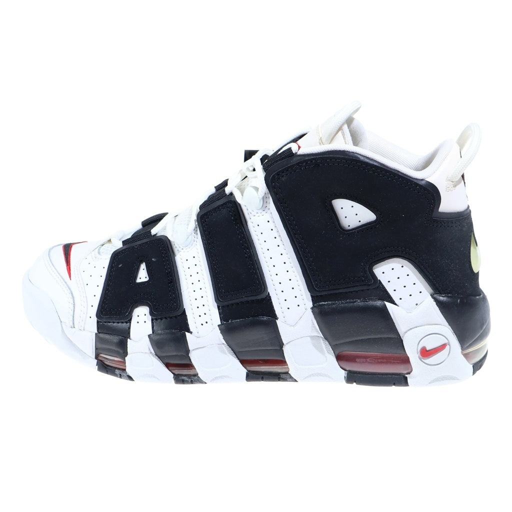 NIKE(ナイキ) AIR MORE UPTEMPO WHITE/BLACK/UNIVERSITY RED(2020) 414962-105エア モア アップテンポ ホワイト/ブラック/ユニバーシティレッド(2020) ハイカットスニーカーブラック US10/28CM