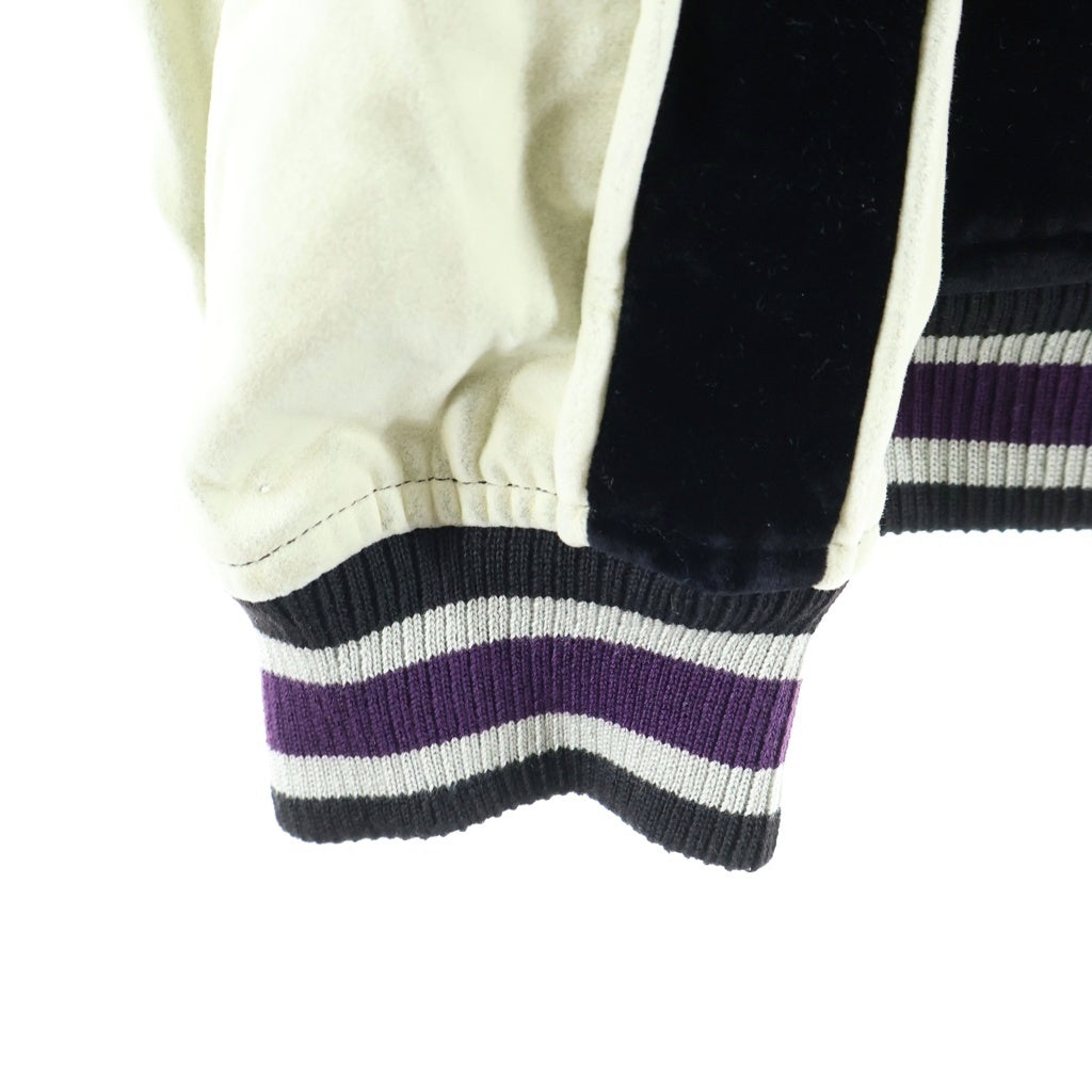 FR2(エフアールツー) ×X LARGE フロント刺繍スーベニアジップアップジャケット ブラック