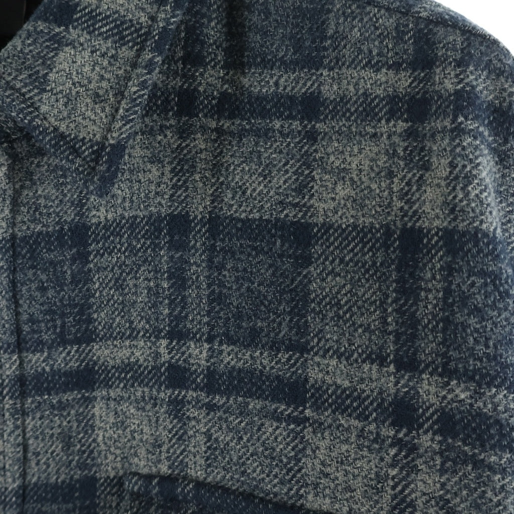 FTC(エフシーティー) 25AW QUILTED LINED PLAID NEL SHIRT キルティングライナー付き チェック長袖シャツジャケット カーキ