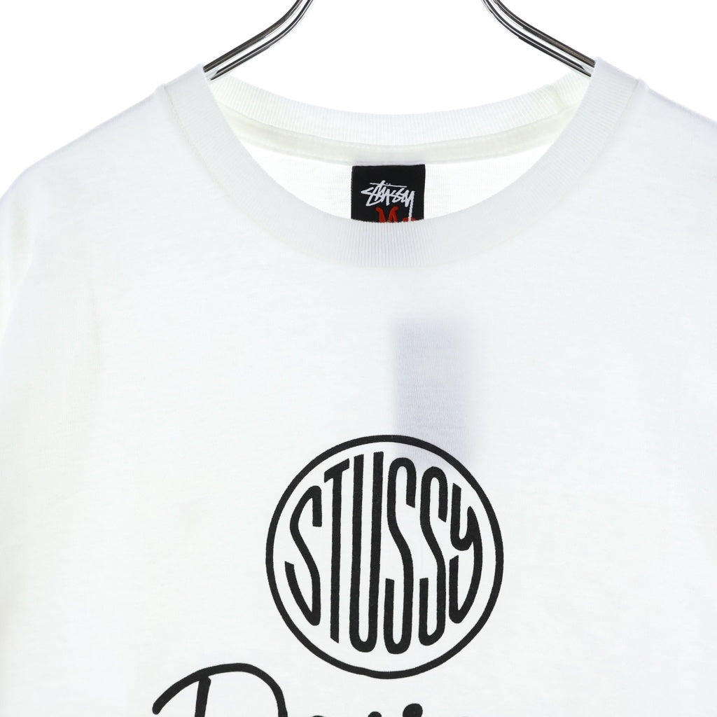 STUSSY(ステューシー) 00S OLD DESIGN COPORATION TEE オールド デザイン コーポレーション プリント クルーネック半袖Tシャツカットソー ホワイト
