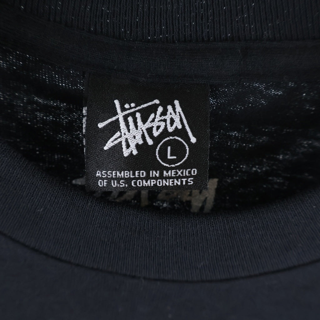 STUSSY(ステューシー) 00S OLD STELLAR PLACE LTD. EDT. YOUTH BRIGADE PRINT T-SHIRT オールド 札幌ステラプレイス チャプト リミテッド エディション 4キッズ プリント クルーネック半袖Tシャツカットソー ブラック