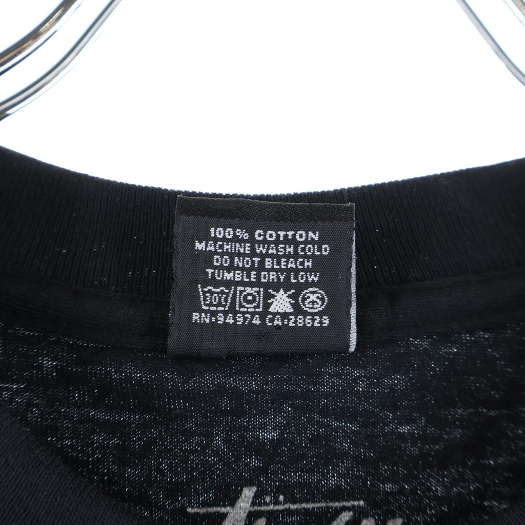 STUSSY(ステューシー) 00S OLD STELLAR PLACE LTD. EDT. YOUTH BRIGADE PRINT T-SHIRT オールド 札幌ステラプレイス チャプト リミテッド エディション 4キッズ プリント クルーネック半袖Tシャツカットソー ブラック
