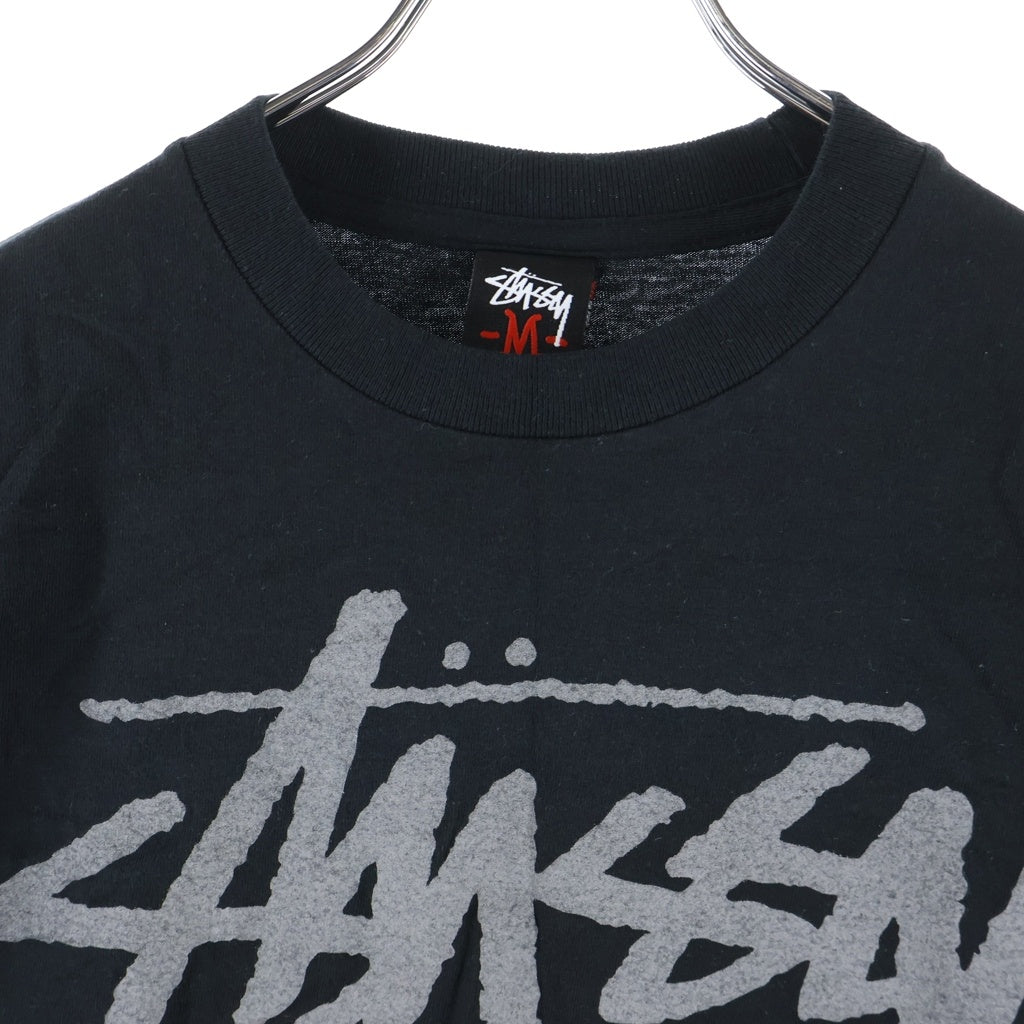 STUSSY(ステューシー) 00S OLD 30TH ANNIVERSARY WORLD TOUR T-SHIRT オールド 30周年記念 ワールドツアー クルーネック半袖Tシャツカットソー ブラック