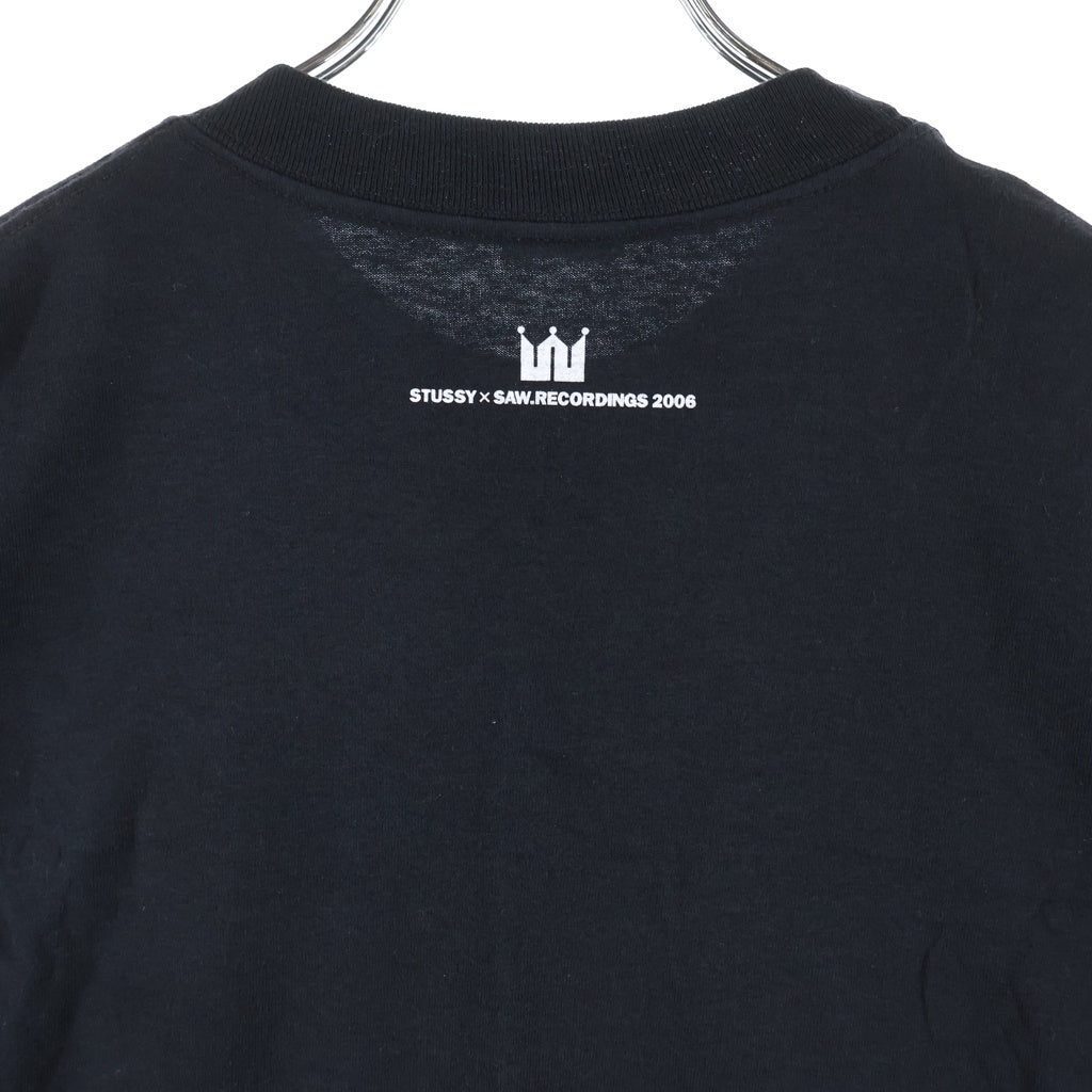 STUSSY(ステューシー) 00S OLD Saw Recordings Tee オールド ソウ レコーディング クルーネック半袖Tシャツカットソー ブラック