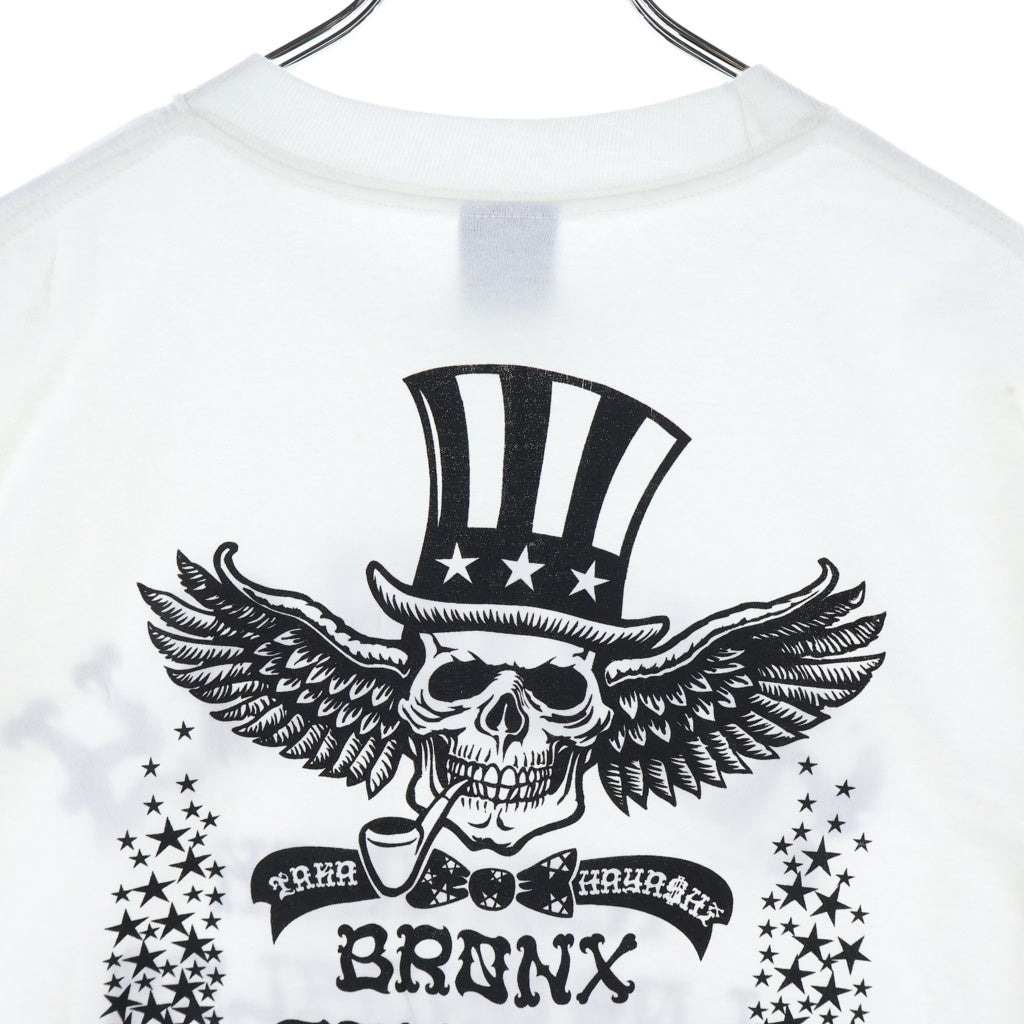 STUSSY(ステューシー) 00S ×ROSTARR OLD WORLD TOUR TEE ロスター オールド ワールドツアー クルーネック半袖Tシャツカットソー ホワイト