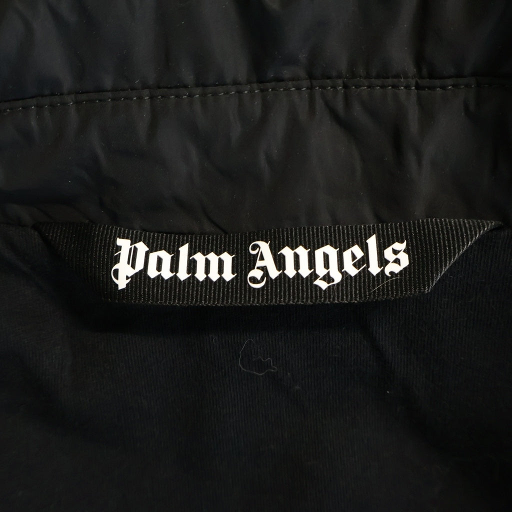 Palm Angels(パームエンジェルス) 22AW SLEEVE PRINT COACH JACKET スリーブプリント コーチジャケット ブルゾンジャケット ブラック PMEA076F22FAB002