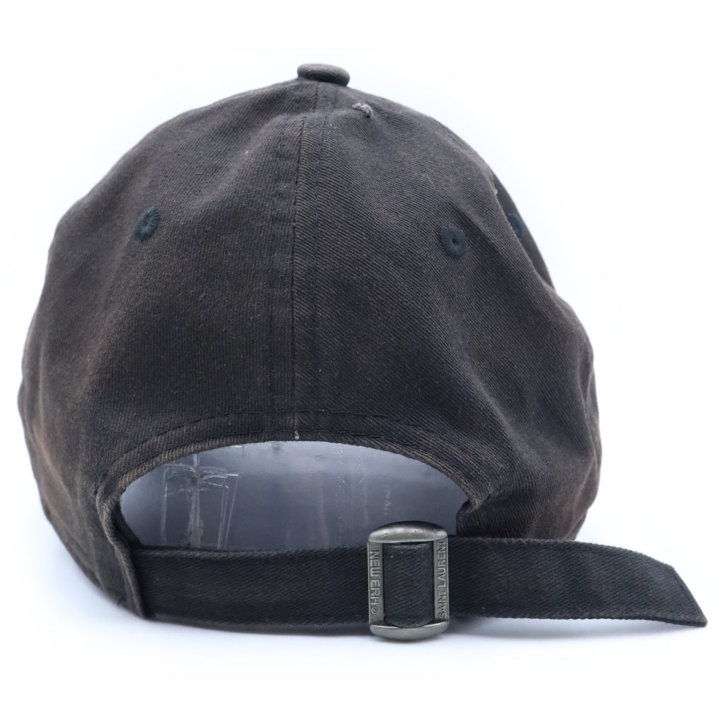SAINT LAURENT PARIS(サンローランパリ) ×NEW ERA YSL 9FORTY ニューエラ モノグラム キャップ 帽子 ブラック 687687 YCL36
