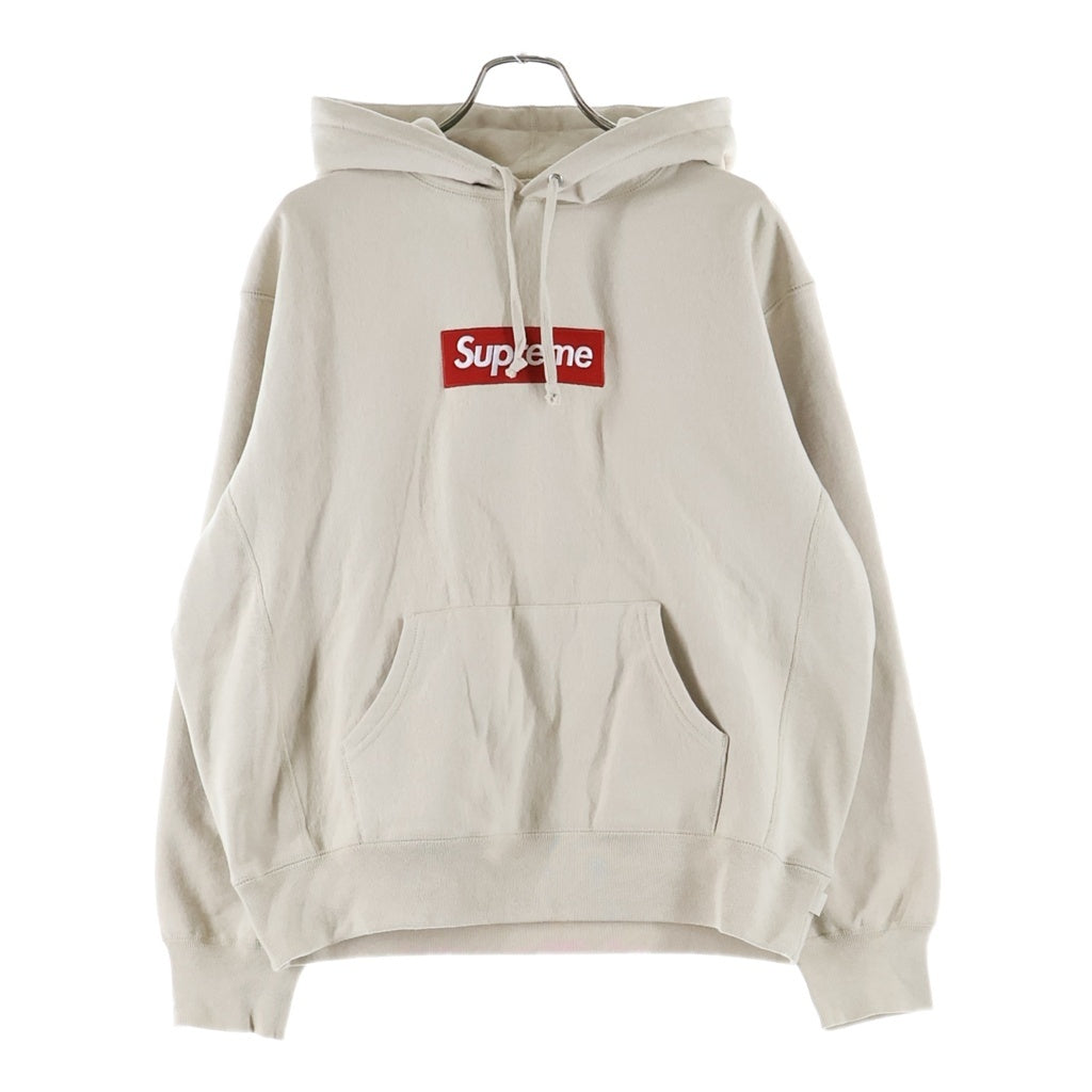 SUPREME(シュプリーム) 24AW Box Logo Hooded Sweatshirt ボックスロゴ プルオーバー 長袖スウェットパーカー フーディ ベージュ